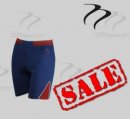 Royal Red Cotton Short Tight Women